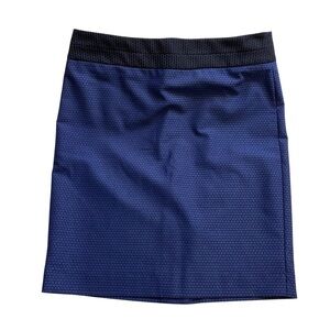 The Limited Black and Blue Pencil Skirt